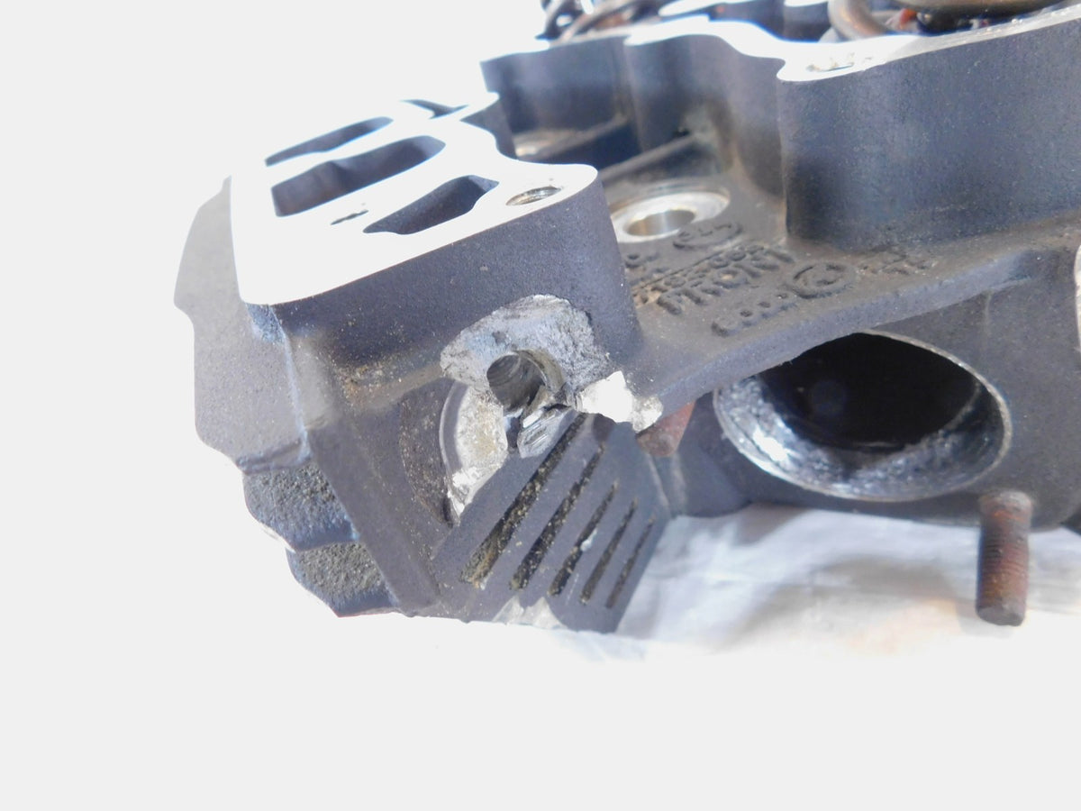Harley Davidson Road King Street & Electra Glide Black Cylinder Heads -DAMAGE - C3 Cycle