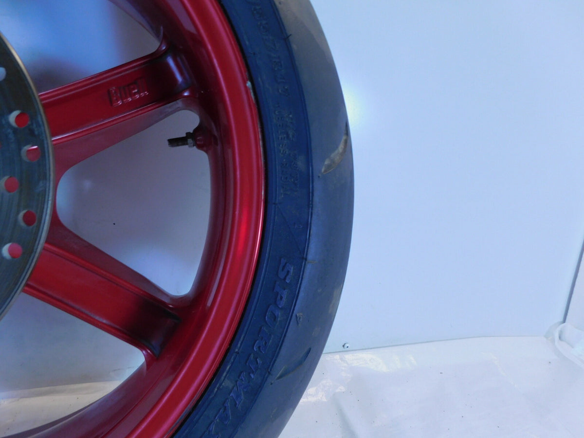 Buell XB9R XB12R Firebolt & Lightning & 1125 Red Mag Rear Wheel Rim & Tire - C3 Cycle
