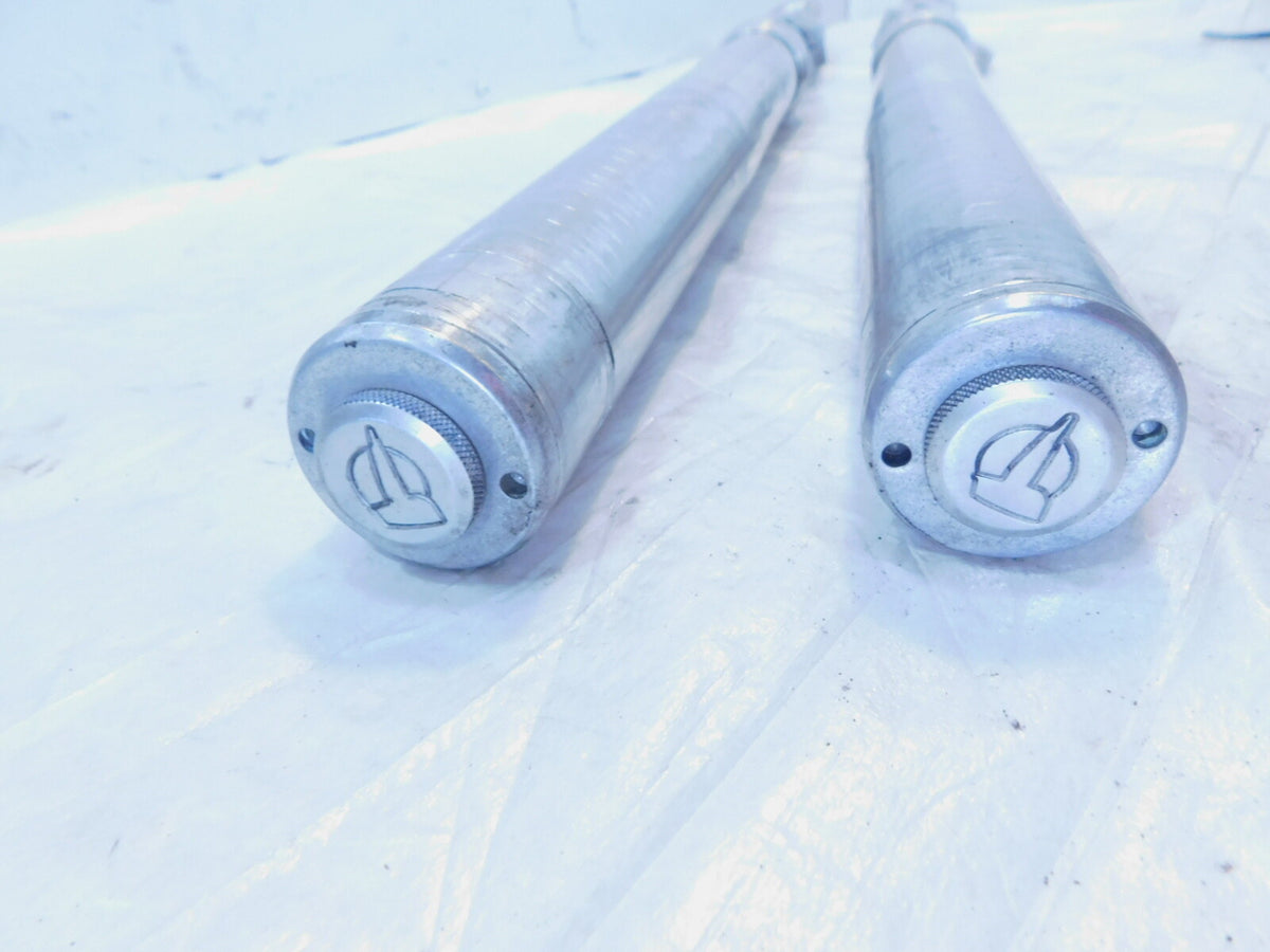 2001 Titan Phoenix ZRM ZSX Left & Right Inverted Front End Frok Leg Tubes - Bent - C3 Cycle