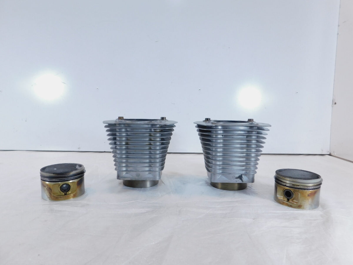 Harley Davidson Electra Glide FXR Softail Silver Front Rear Cylinders & Pistons - C3 Cycle