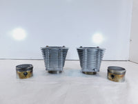 Harley Davidson Electra Glide FXR Softail Silver Front Rear Cylinders & Pistons - C3 Cycle