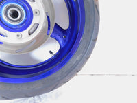 1999 Buell X1 Lightning Limited Edition Blue Cast 3 Spoke Rear Wheel Rim & Tire - C3 Cycle