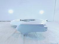 2006 Honda Interceptor VFR800 VFR800A ABS White Front Left Side Fairing -Cracked - C3 Cycle