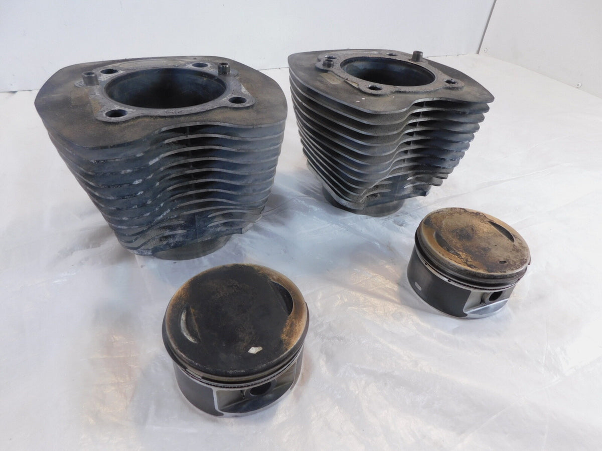 Harley Davidson Twin Cam Touring Dyna & Softail Engine Pistons & Black Cylinders - C3 Cycle