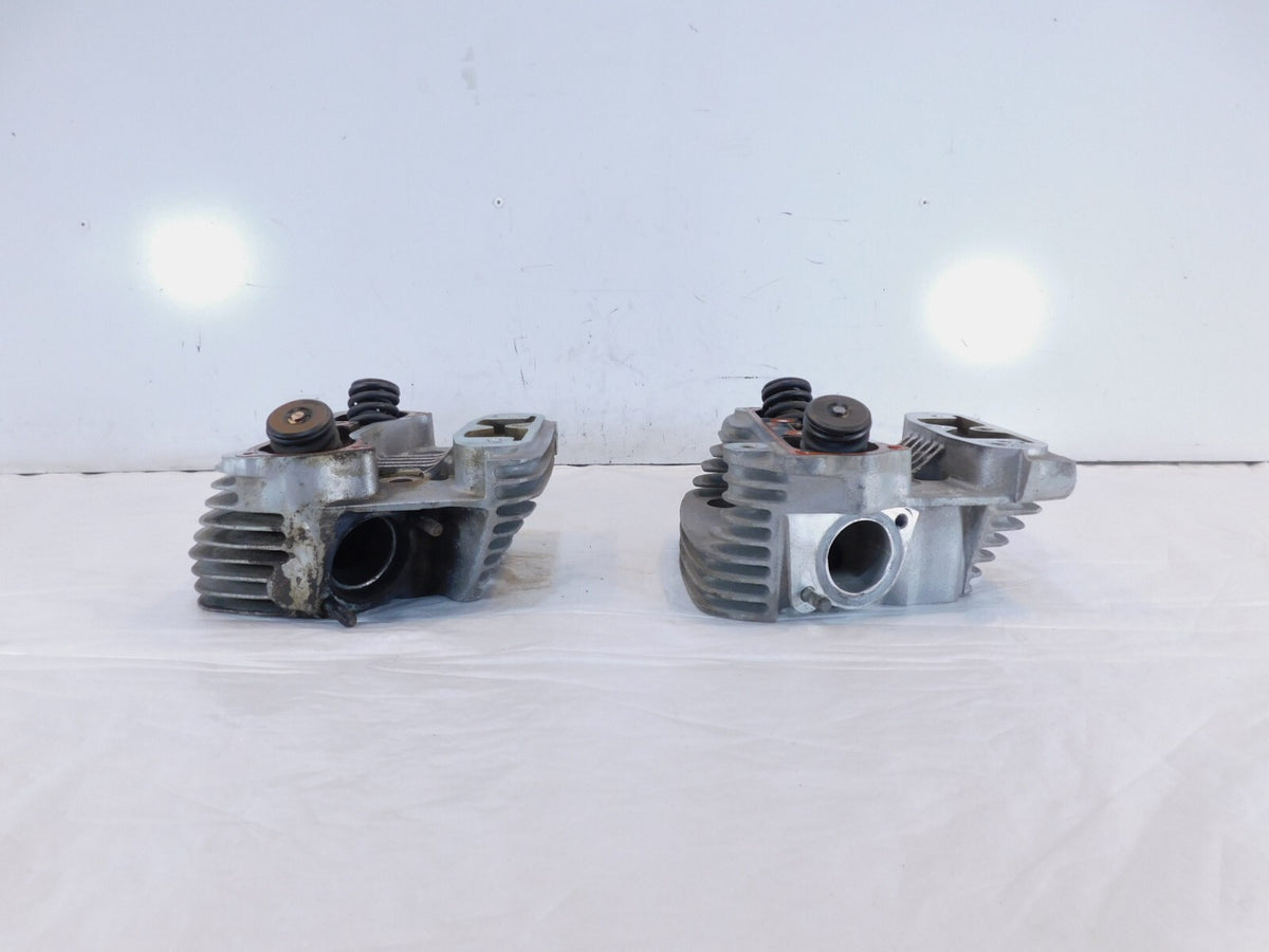 Harley Davidson Sportster 883 Hugger & Custom Silver Cylinder Heads w/ Valves - C3 Cycle