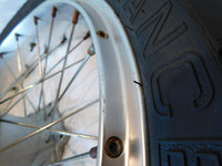 2001-2007 Aprilia ETV1000 Caponord 1000 Silver 19" Spoked Front Wheel Rim & Hub - C3 Cycle