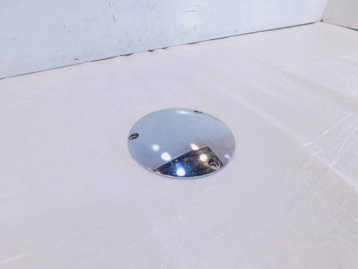 Harley Evo Softail Dyna & FXR Left Engine Motor Chrome Derby Clutch Cap Cover - C3 Cycle