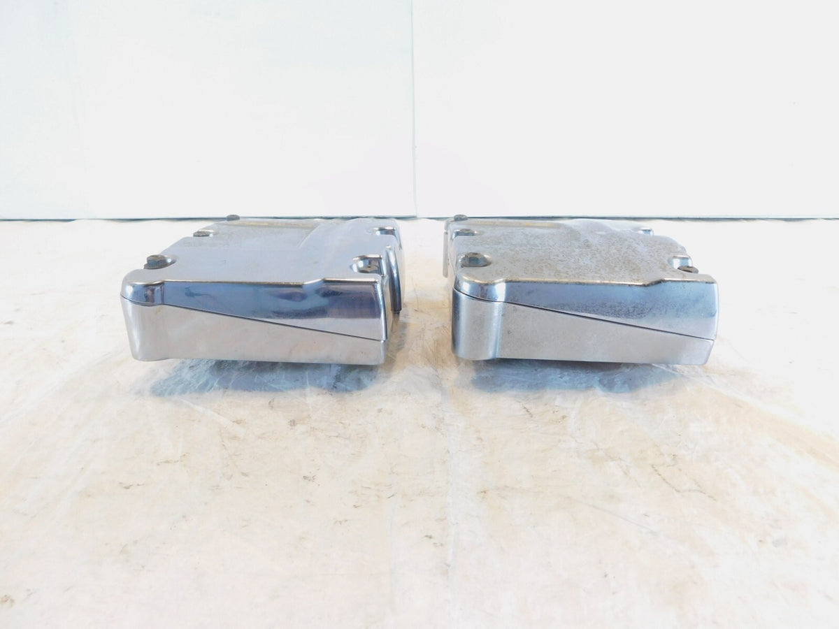 Harley Davidson Touring Dyna & Softail Chrome Cylinder Head Rocker Boxes - C3 Cycle