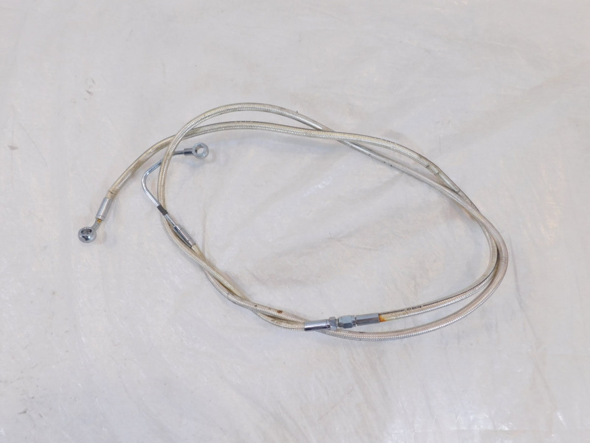 09 Harley Davidson CVO Road Glide Front Master Cylinder to ABS Brake Hose Line - C3 Cycle
