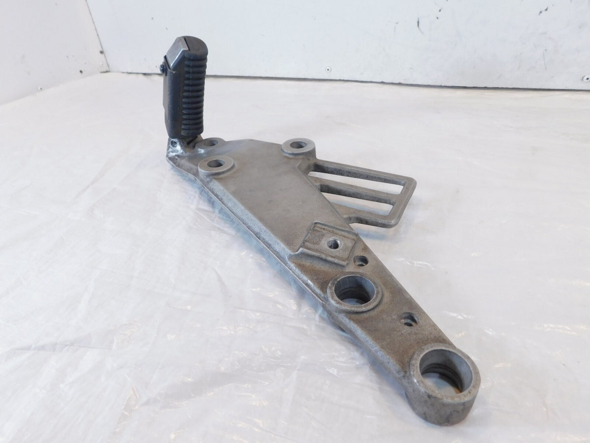 1984-1986 BMW K100 K100RS K100RT Left Footrest Foot Peg w/ Bracket Mount Plate - C3 Cycle