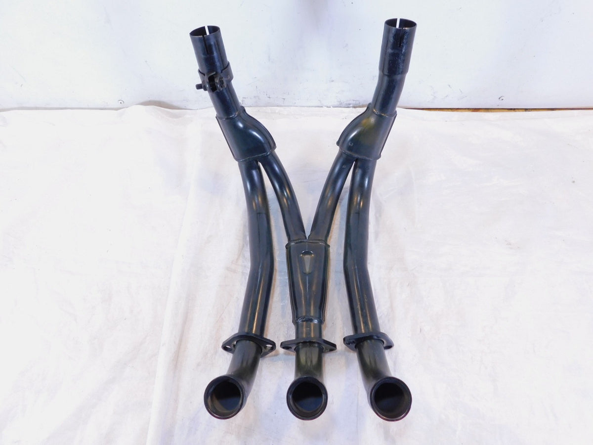 1991-1995 Triumph Trophy 900 3-Cylinder Exhaust System Header Pipe Downpipe Tube - C3 Cycle