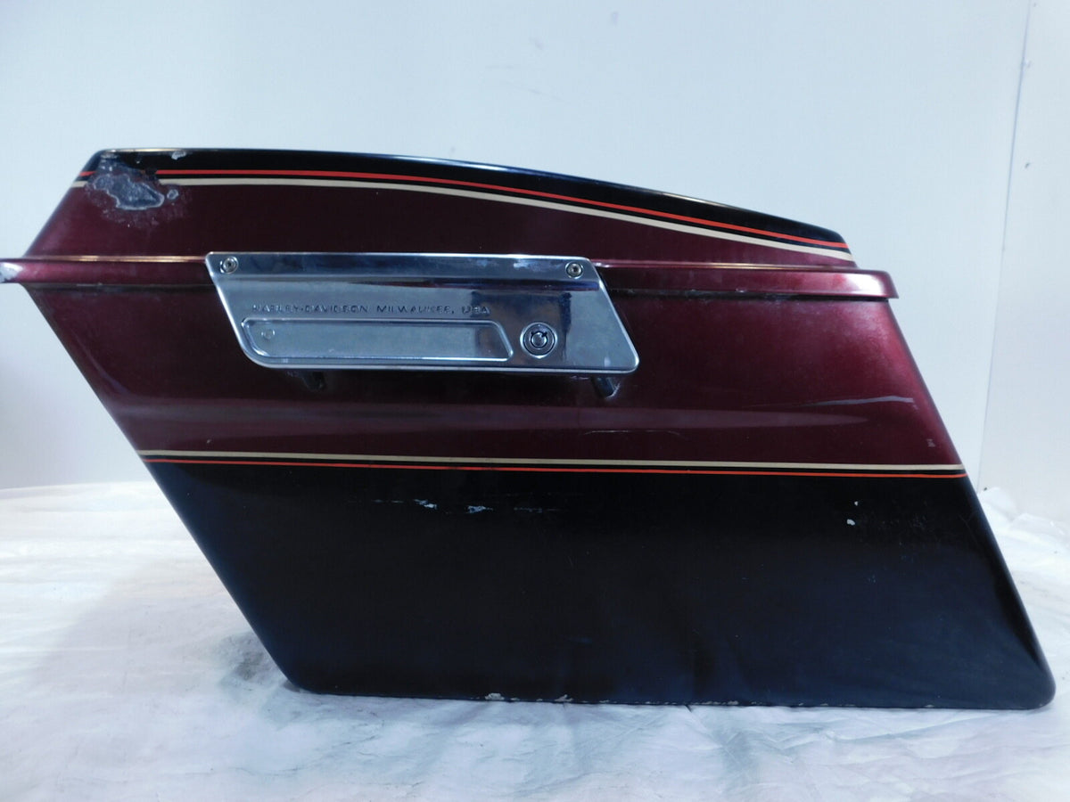 Harley Electra Glide Ultra Classic 30th Anniversary Red/Black Left Saddlebag - C3 Cycle