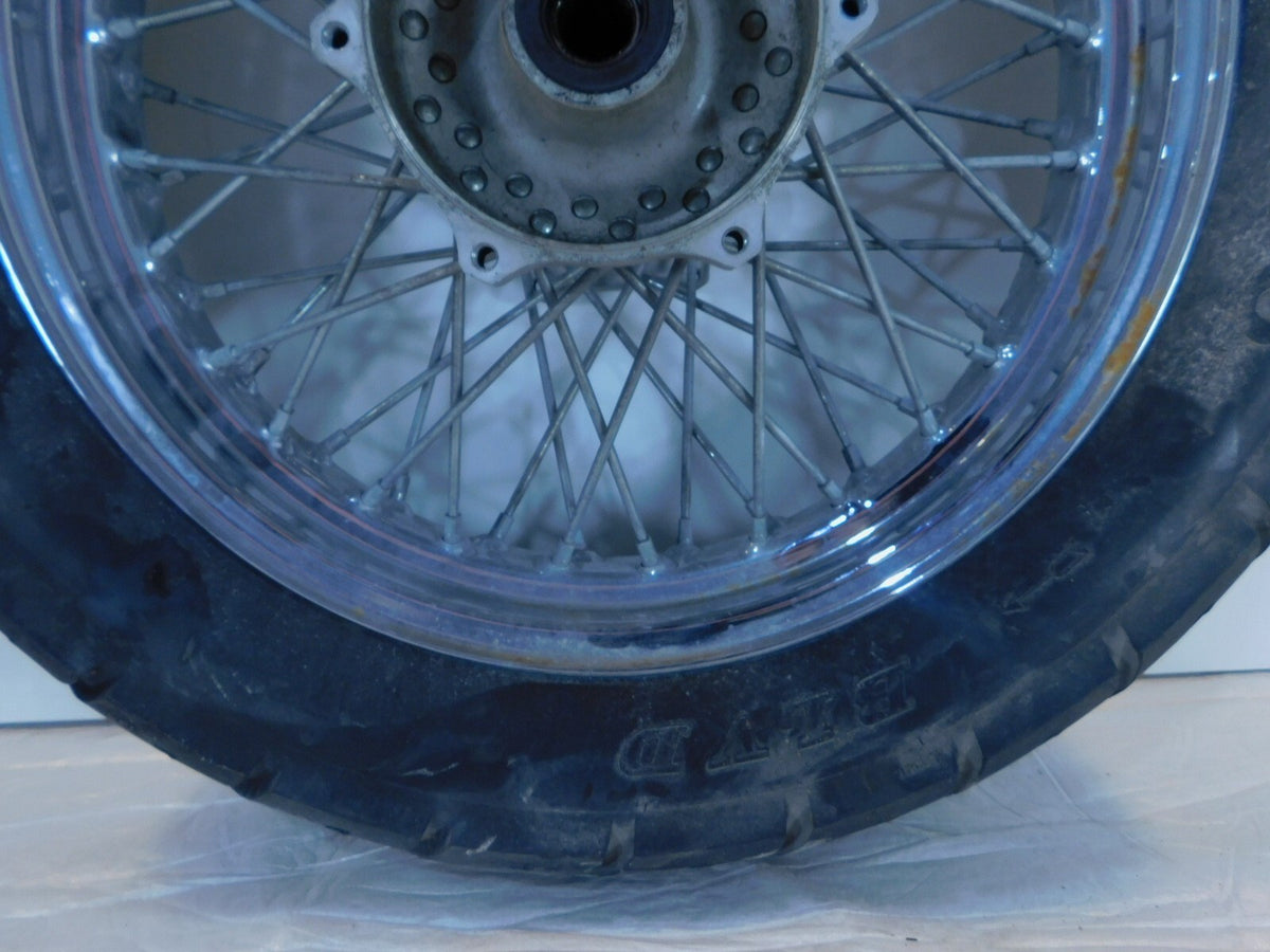 1999-2010 Yamaha XV1600 XV1700 Road Star Silverado Spoked Front Wheel Rim & Tire