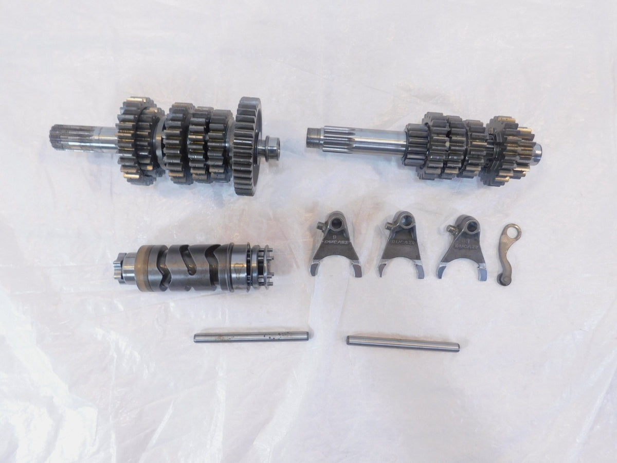 Ducati Superbike 749 749S & 999 999R Engine Transmission Gears Drum & Forks - C3 Cycle