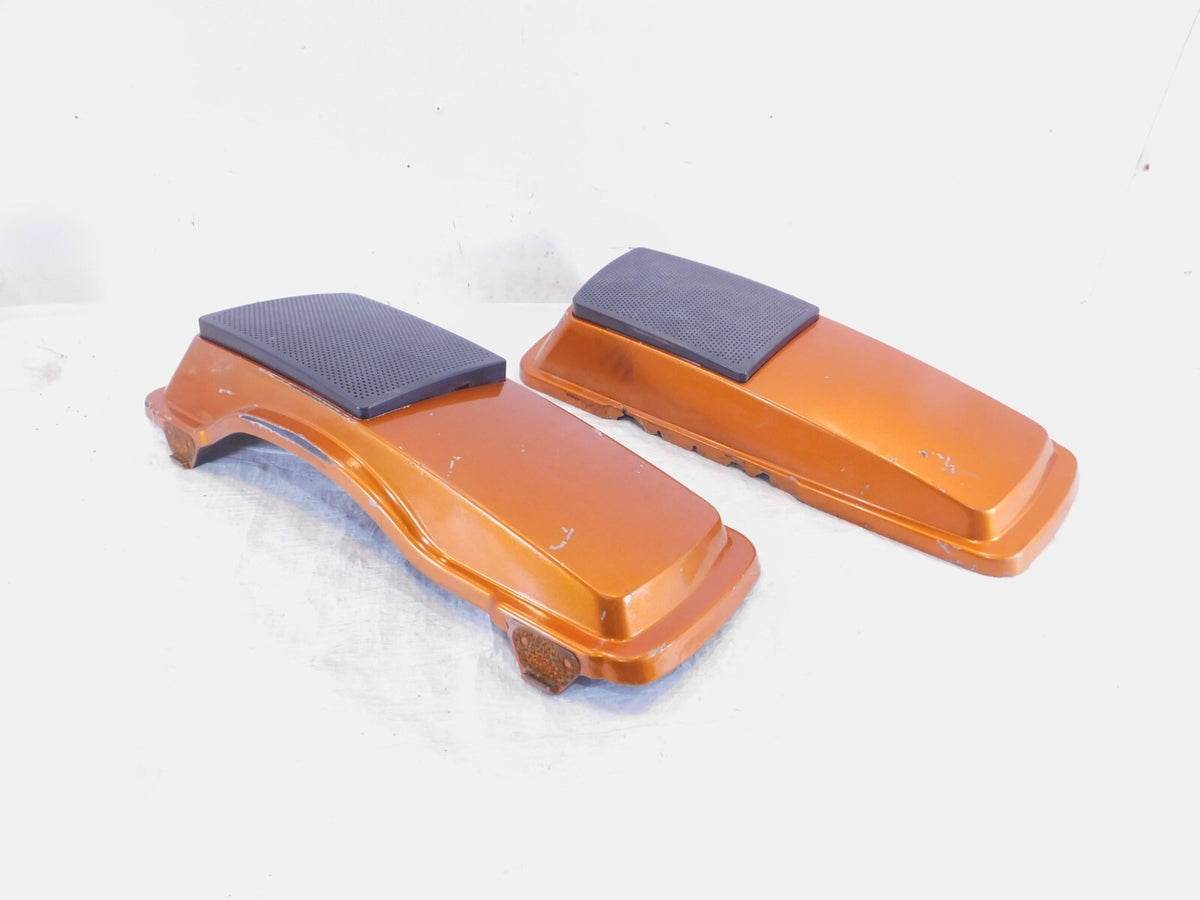 Harley Davidson Road King Street Electra Glide Speaker Saddlebag Cover Lids