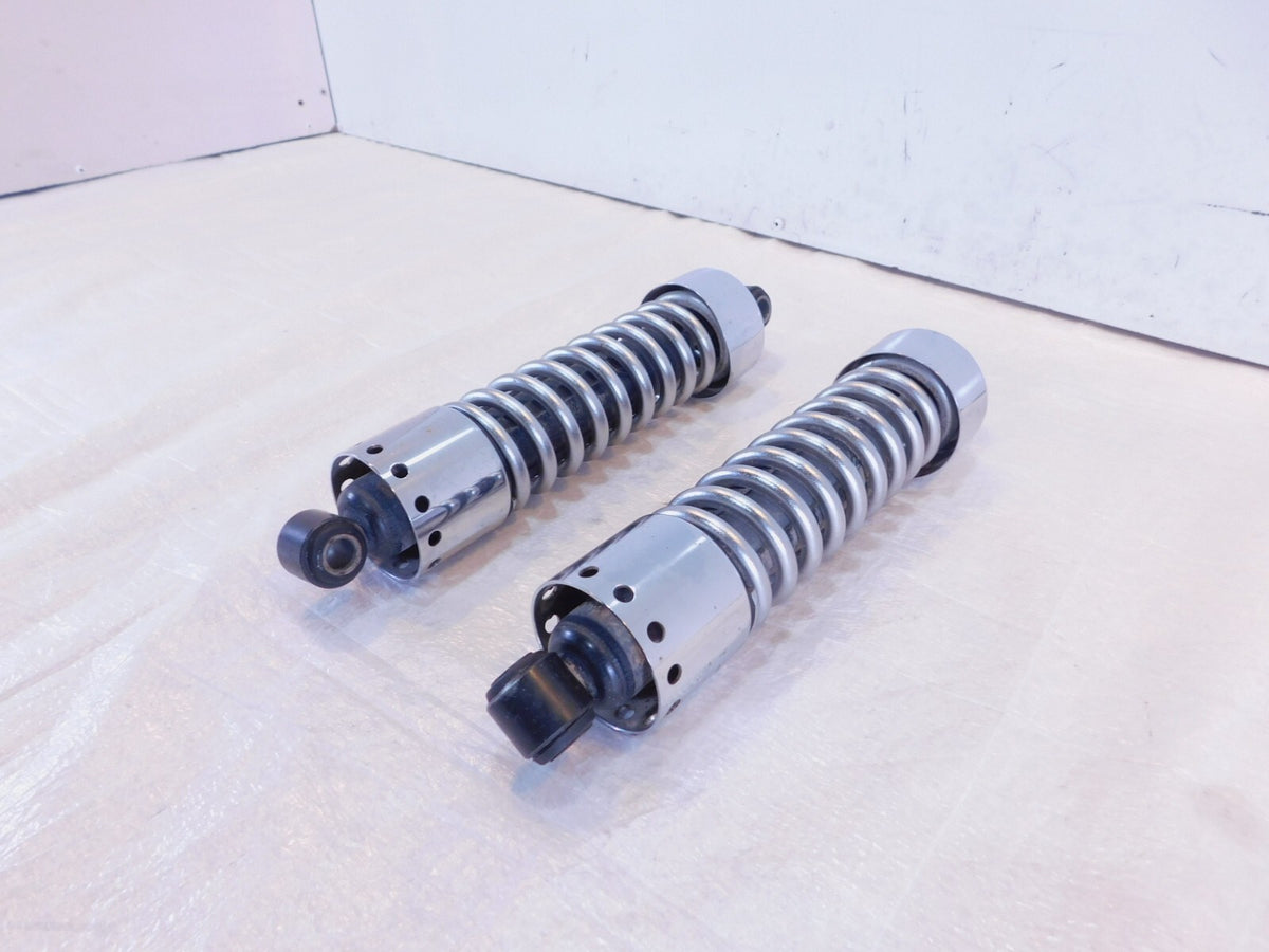 Harley Davidson Dyna Wide Glide & Street Bob Chrome Rear Shock Absorbers 12" - C3 Cycle