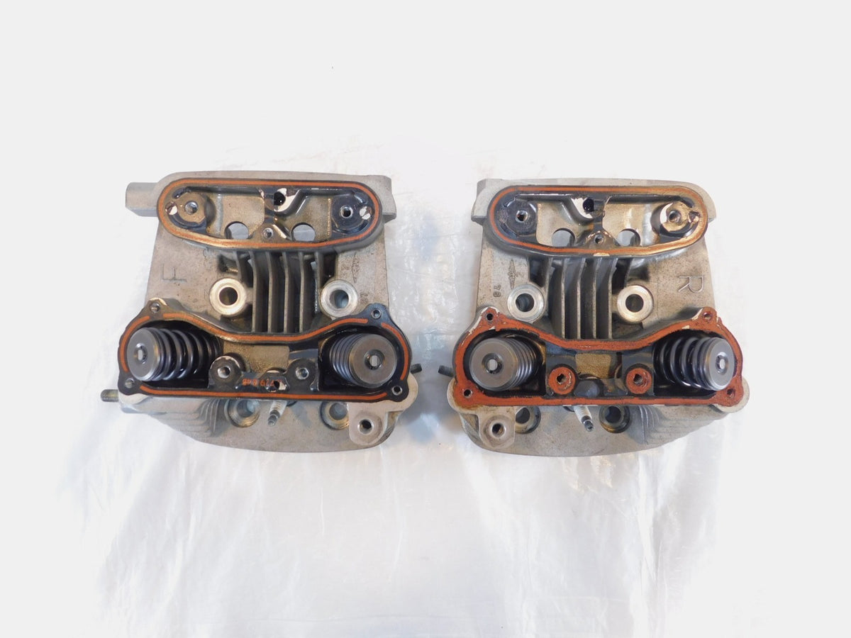 Harley Davidson Sportster 883 Hugger & Custom Silver Cylinder Heads w/ Valves - C3 Cycle