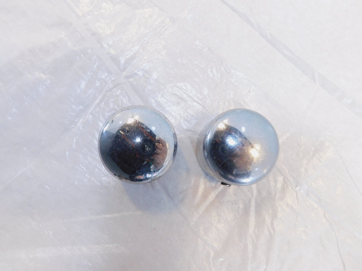Harley Davidson Touring Dyna Softail Sportster Chrome Front Axle Nut Covers - C3 Cycle