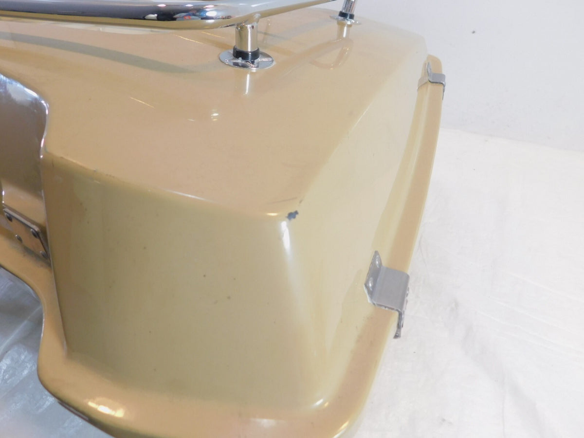 1984 84 Harley Davidson Tour & Electra Glide Tan Luggage Top Box Case & Lid - C3 Cycle