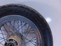 Harley Davidson Softail Heritage & Springer Black Spoked Rear Wheel Rim & Tire - C3 Cycle