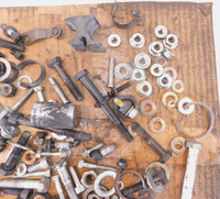 2005 05 Victory Vegas Misc Hardware Nuts Bolts Brackets Washers Parts Box Lot - C3 Cycle