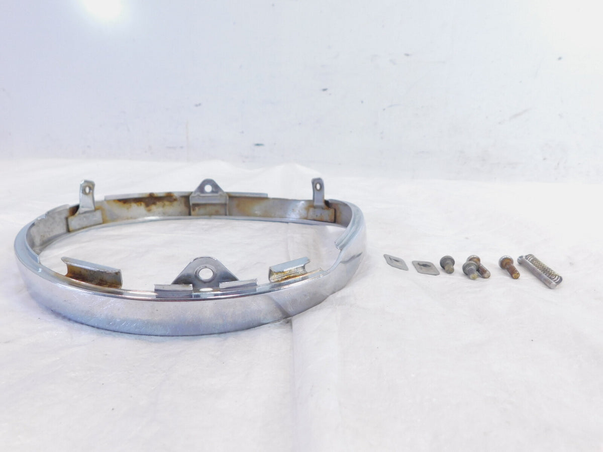 80-82 Honda CB650 Custom & Nighthawk 650 Front Headlight Head Light Housing Rim - C3 Cycle