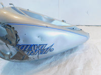 2004-2005 Harley Davidson Dyna Low Rider FXDL Silver Fuel Petrol Tank- Dents - C3 Cycle