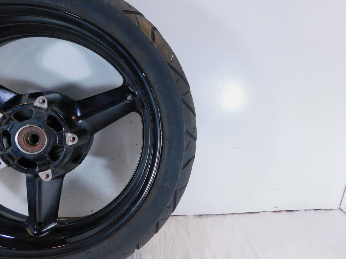 Suzuki GW250 Inazuma 250 L3 L4 L5 L7 Black Rear 3 Spoke Wheel Rim & Tire 17"x4" - C3 Cycle