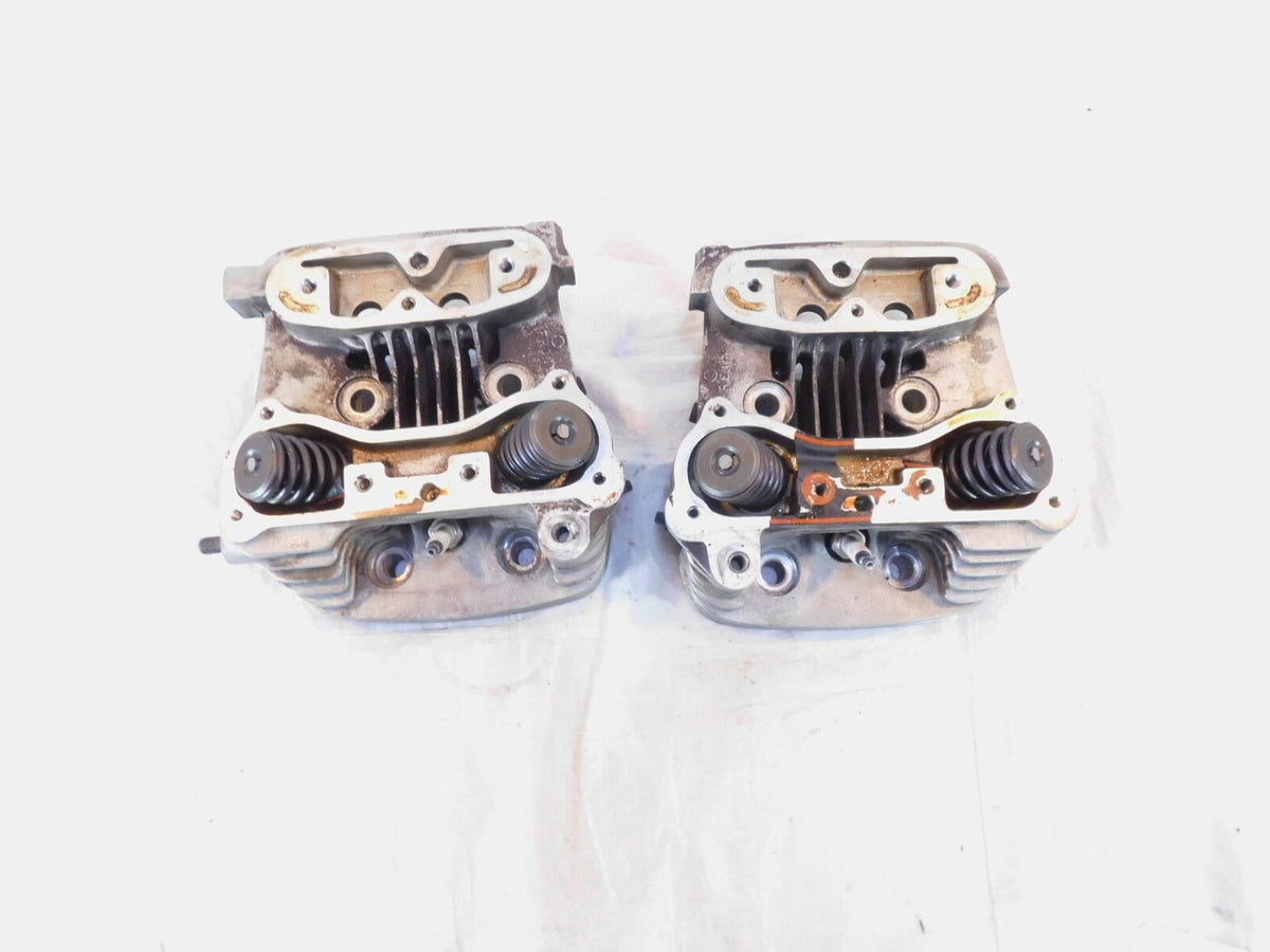 Harley Davidson Sportster 883 Hugger & Custom Silver Cylinder Heads w/ Valves - C3 Cycle