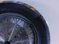 2000 2001 2002 & 2003 Indian Gilroy Scout Chrome Laced Rear Wheel Rim - Bent - C3 Cycle