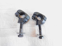 2014-2017 Victory Cross Country Black Handlebar Handle Bar Riser Mount Clamps - C3 Cycle