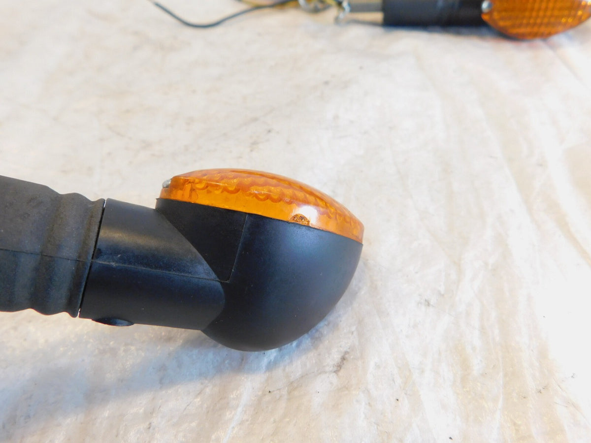 98-03 Triumph Thunderbird Sport 900 Left Right Black Indicator Turn Signal Lamps - C3 Cycle