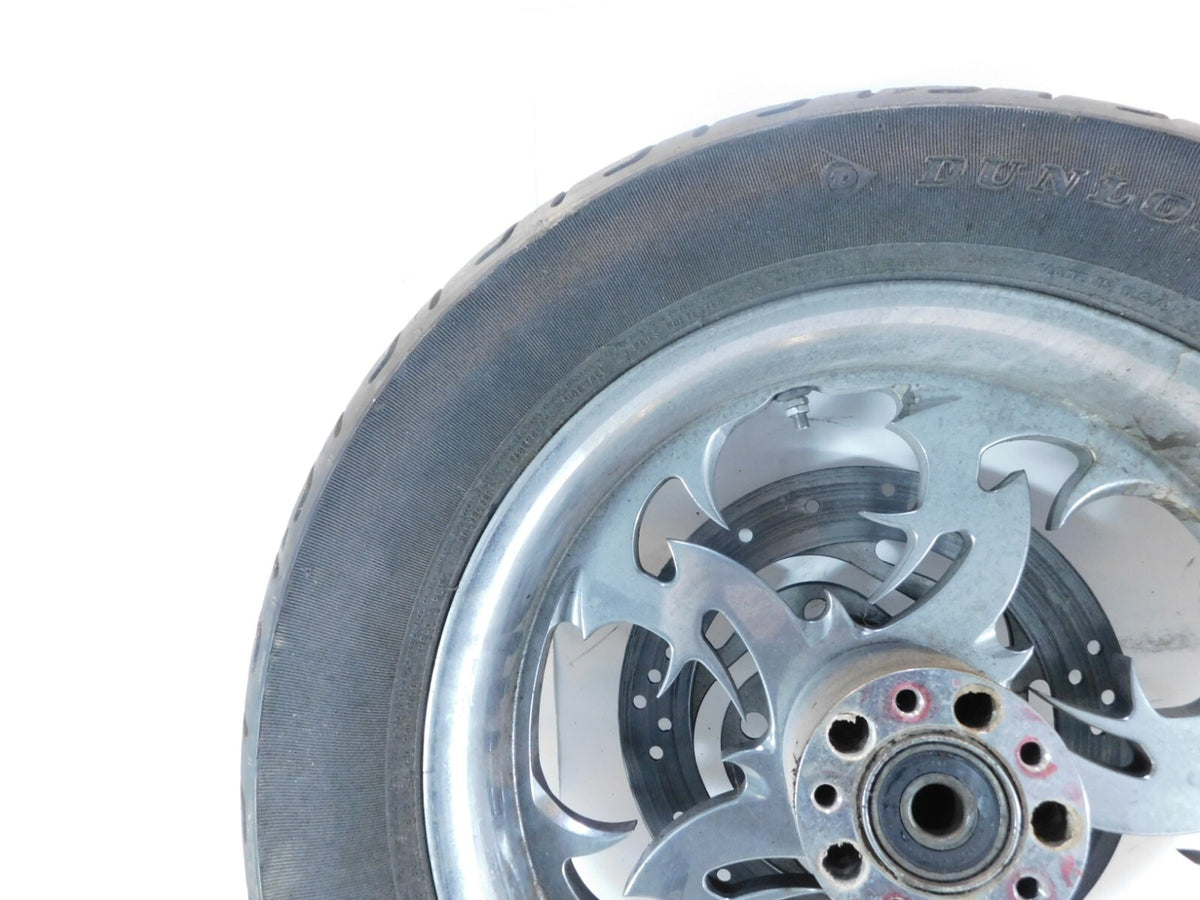 Harley Davidson Dyna Softail & Sportster 883 & 1200 Tribal Rear Rim Wheel & Tire - C3 Cycle