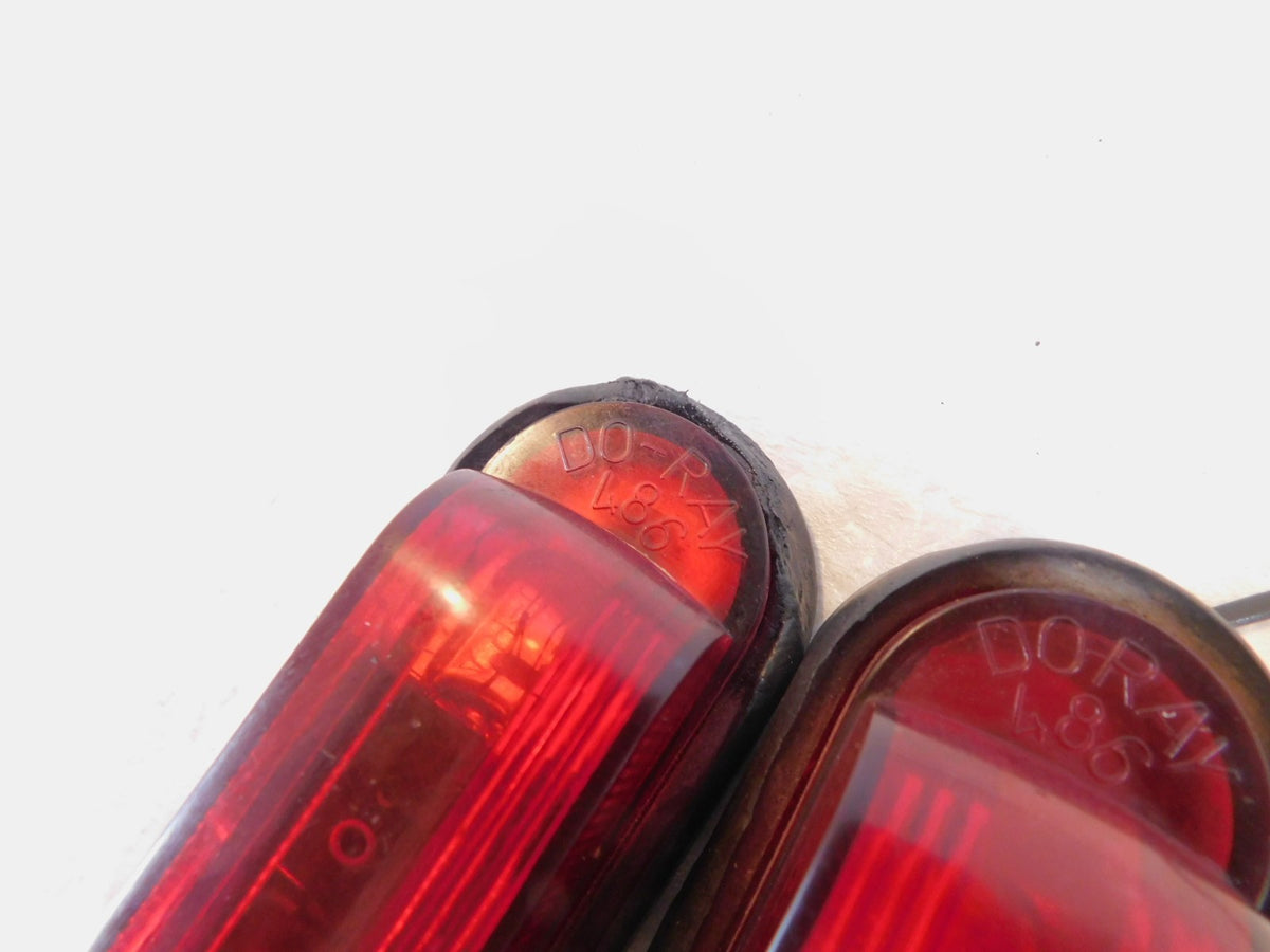 1982-1983 Yamaha XJ750 Maxim 750 Rear Number License Plate Tail Marker Lights - C3 Cycle