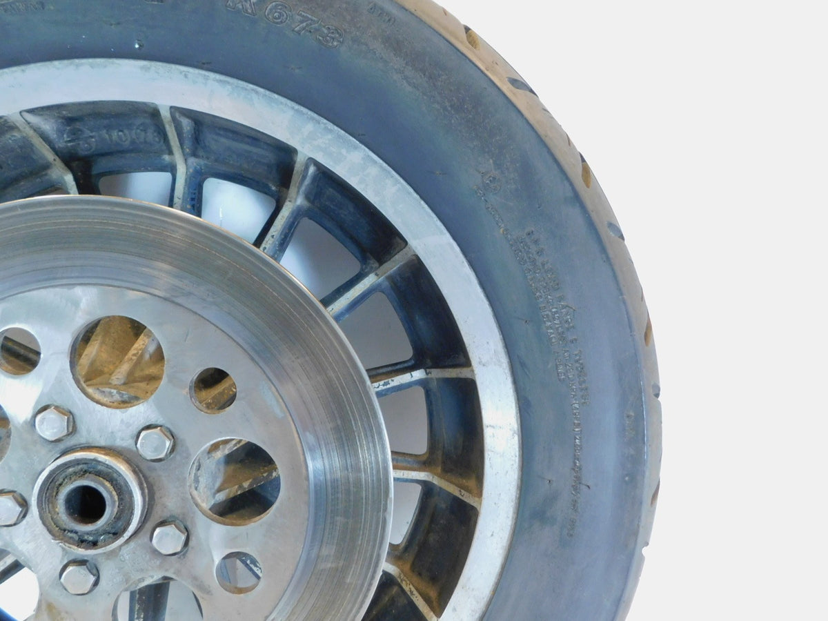 Harley Davidson Dyna Softail & Sportster 883 & 1200 Cast Rear Wheel Rim w/ Tire - C3 Cycle
