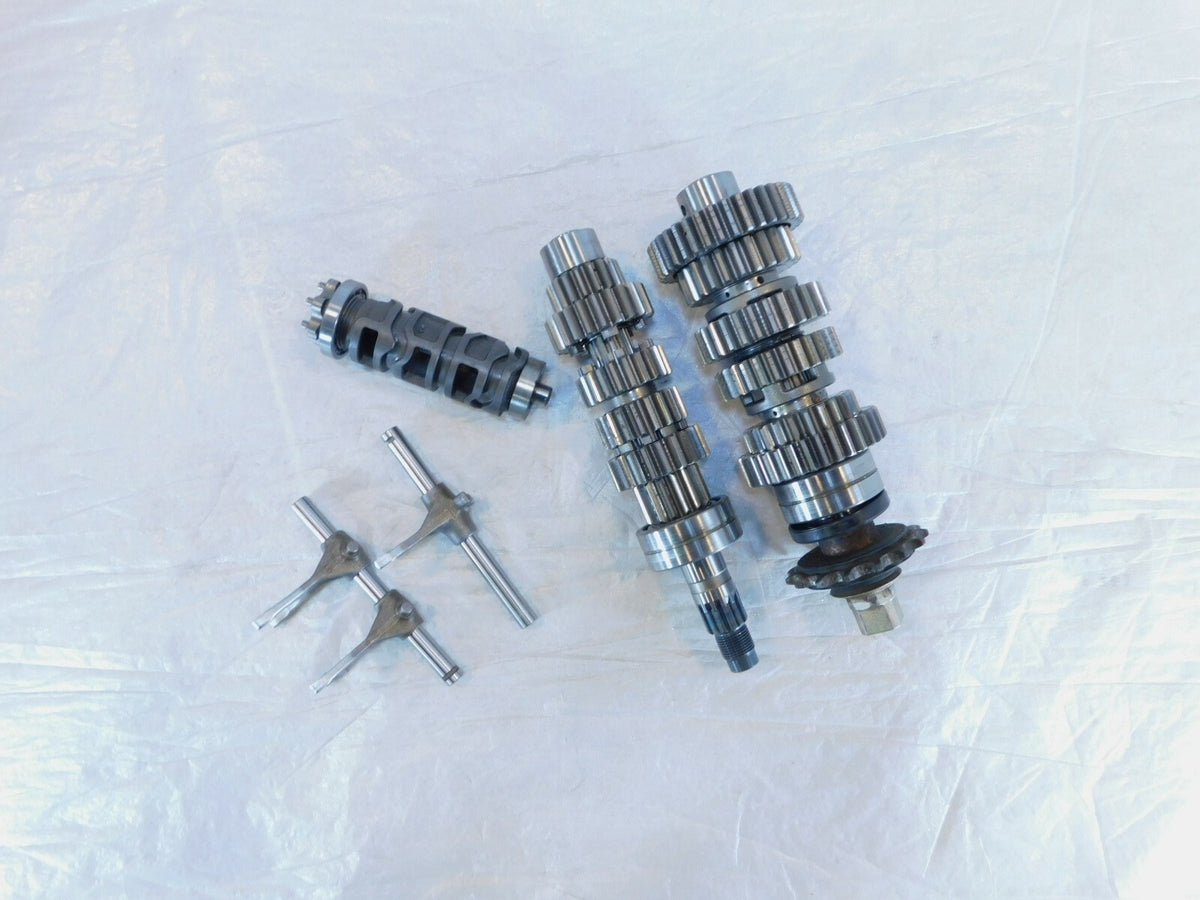 2005 & 2006 Kawasaki ZR750 Z750S Z750 Transmission Gears & Shifter Drum w/ Forks - C3 Cycle