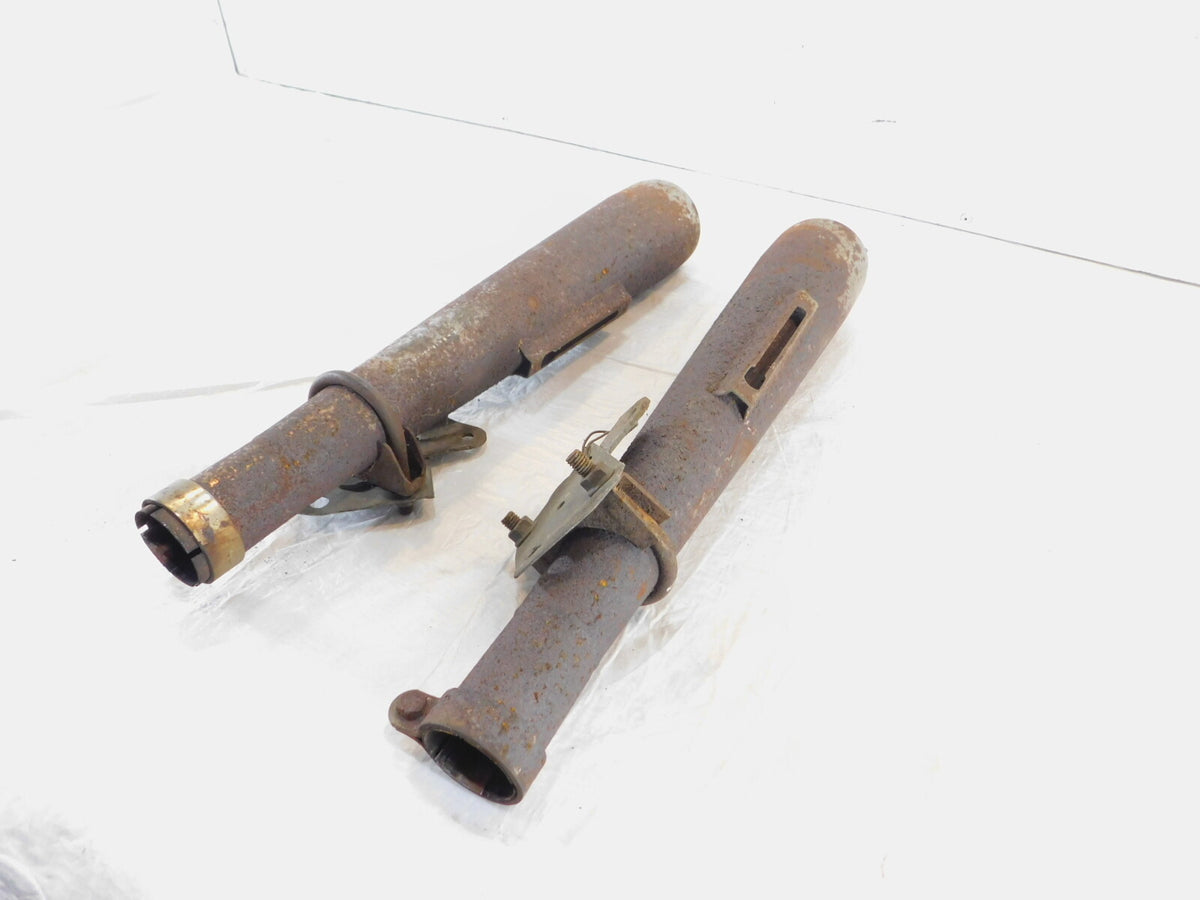 1978-1981 Honda CX500 500 Deluxe Lower Left/Right Exhaust System Muffler Pipes - C3 Cycle