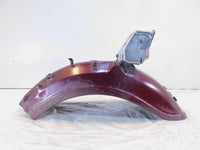 Yamaha Virago 700 750 XV700 XV750 Maroon Rear Wheel Fender Mudguard & Toolbox - C3 Cycle