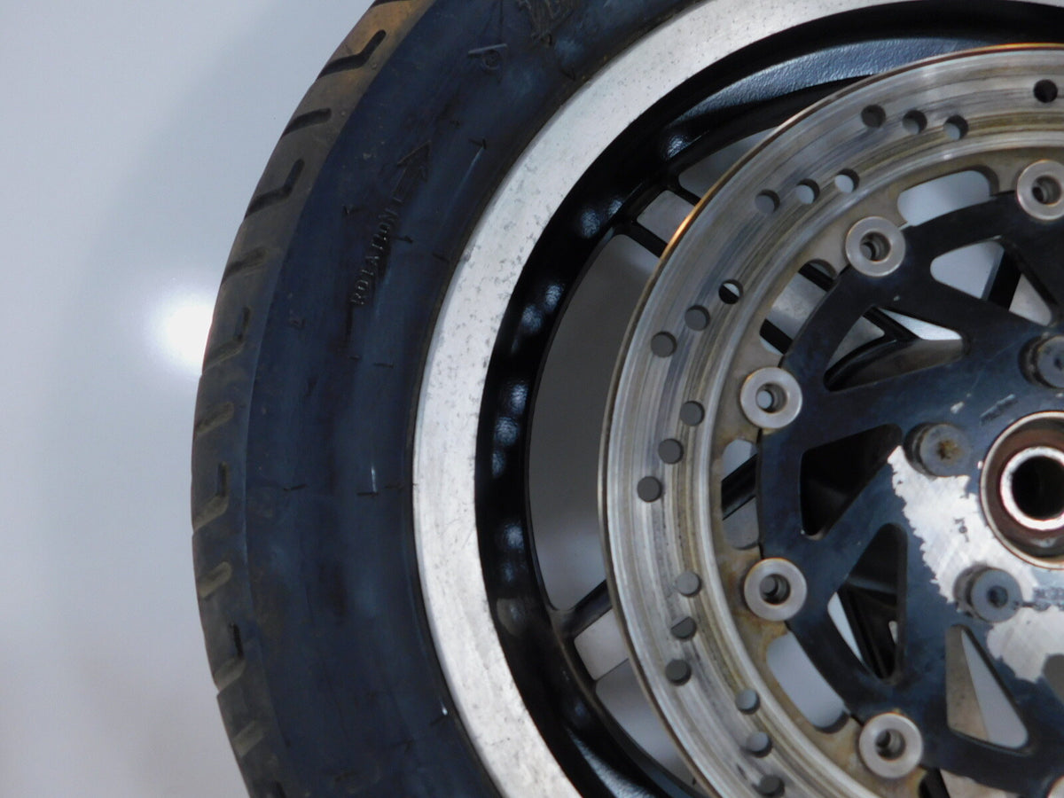 2000 00 Victory Standard V92 Cruiser Cast 5-Spoke Front Wheel Rim & Brake Rotor - C3 Cycle