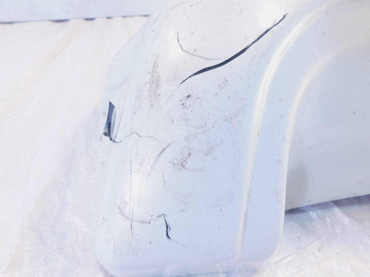 Harley Electra Glide Ultra Classic White Right Lower Fairing Glovebox -For Parts - C3 Cycle
