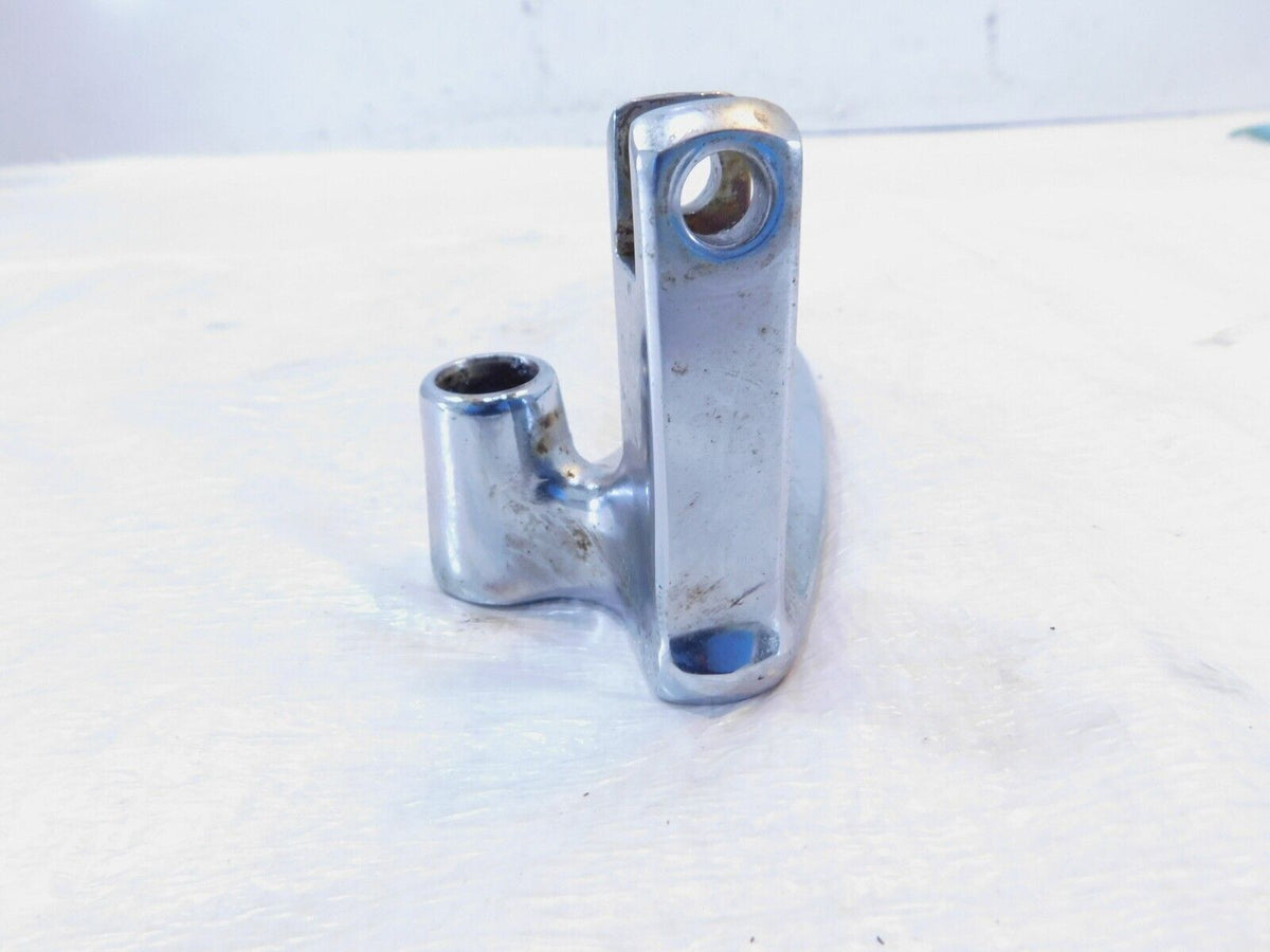 Harley Davidson Dyna FXDWG Wide Glide Black Left Forward Controls Mount Bracket - C3 Cycle
