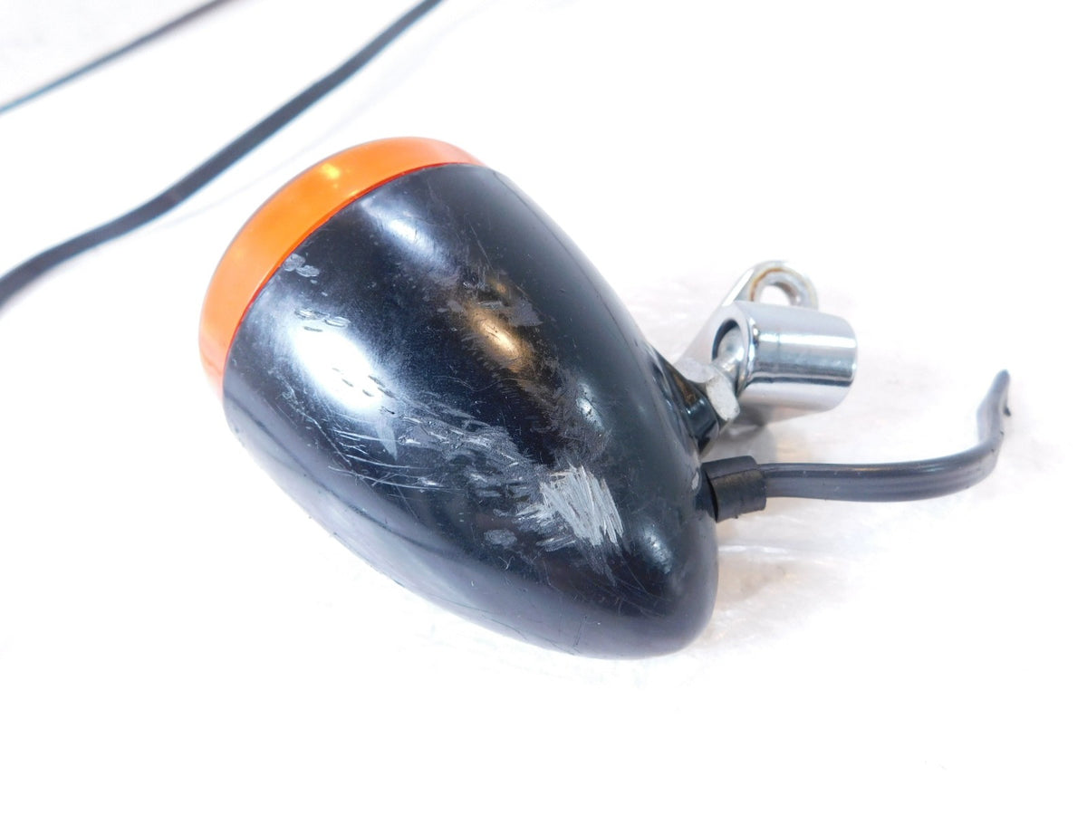 Harley Davidson Softail Low Rider & Street Bob Black Front Turn Signal Indicator - C3 Cycle
