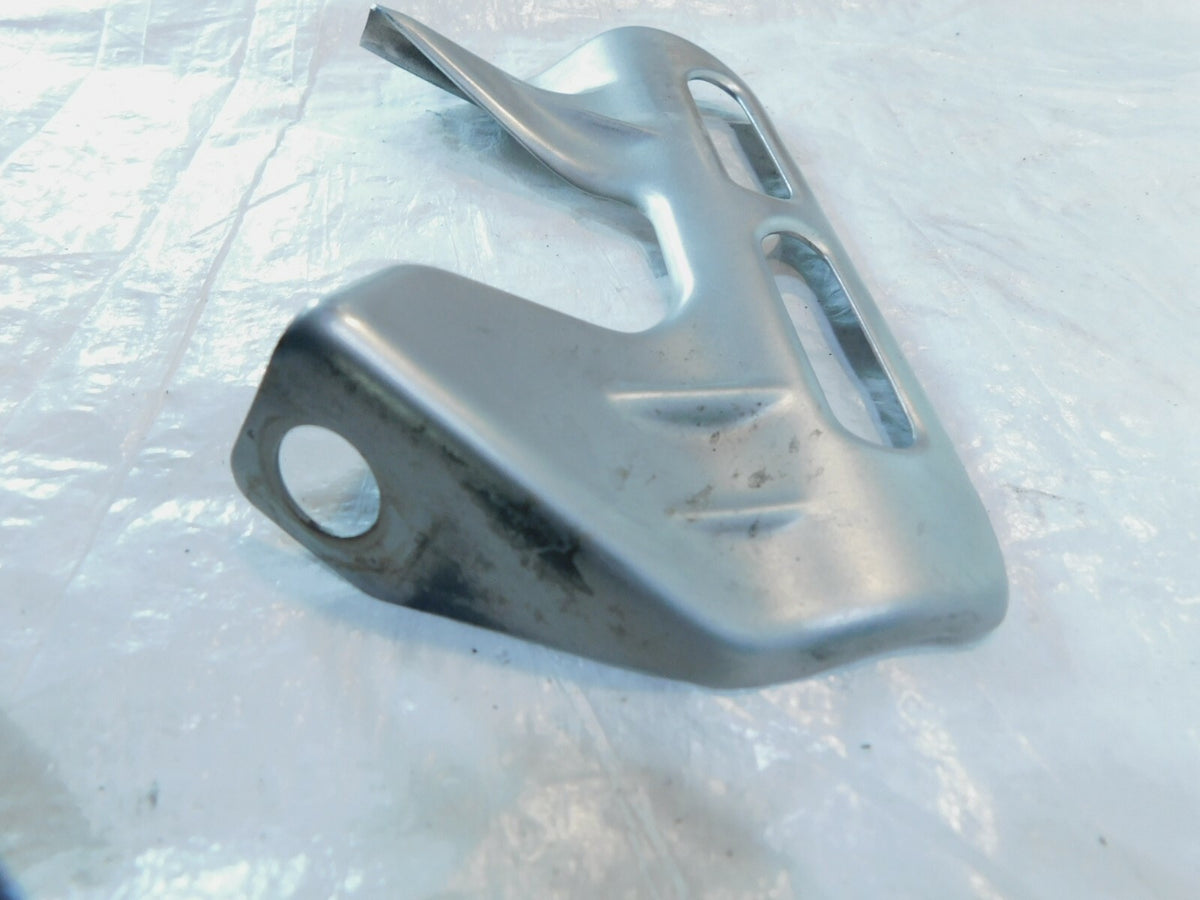 BMW F650GS Dakar G650GS Sertao Left Footrest Footpeg Exhaust Muffler Heat Shield - C3 Cycle