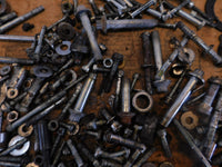 1999 Harley Davidson Sportster 883 Nuts Bolts & Brackets Parts Box Lot - C3 Cycle