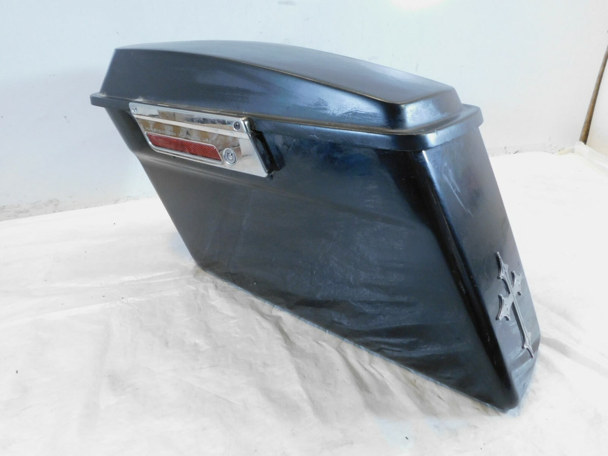 Harley Davidson Road King Street & Electra Glide Black Left Saddlebag - C3 Cycle