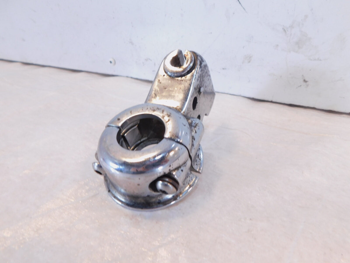 Harley Touring Dyna Softail & Touring Chrome Clutch Lever Perch Mount Bracket - C3 Cycle