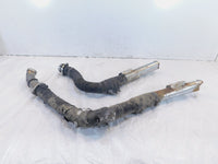 Harley Davidson Dyna Super Glide & Low Rider Chrome Exhaust Header Pipe System - C3 Cycle