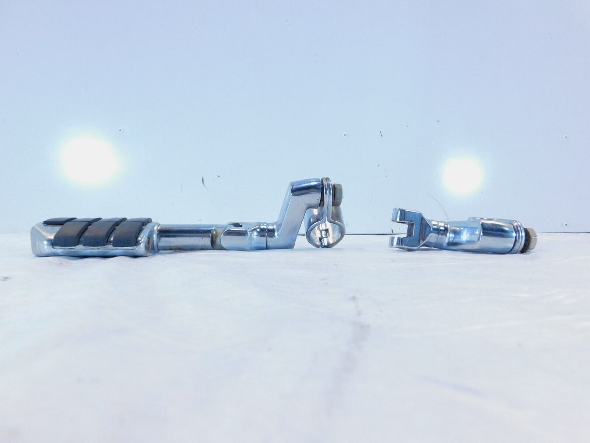 1986 86 Honda VT1100 VT1100C Shadow 1100 Chrome Highway Peg Footrest Footpegs - C3 Cycle