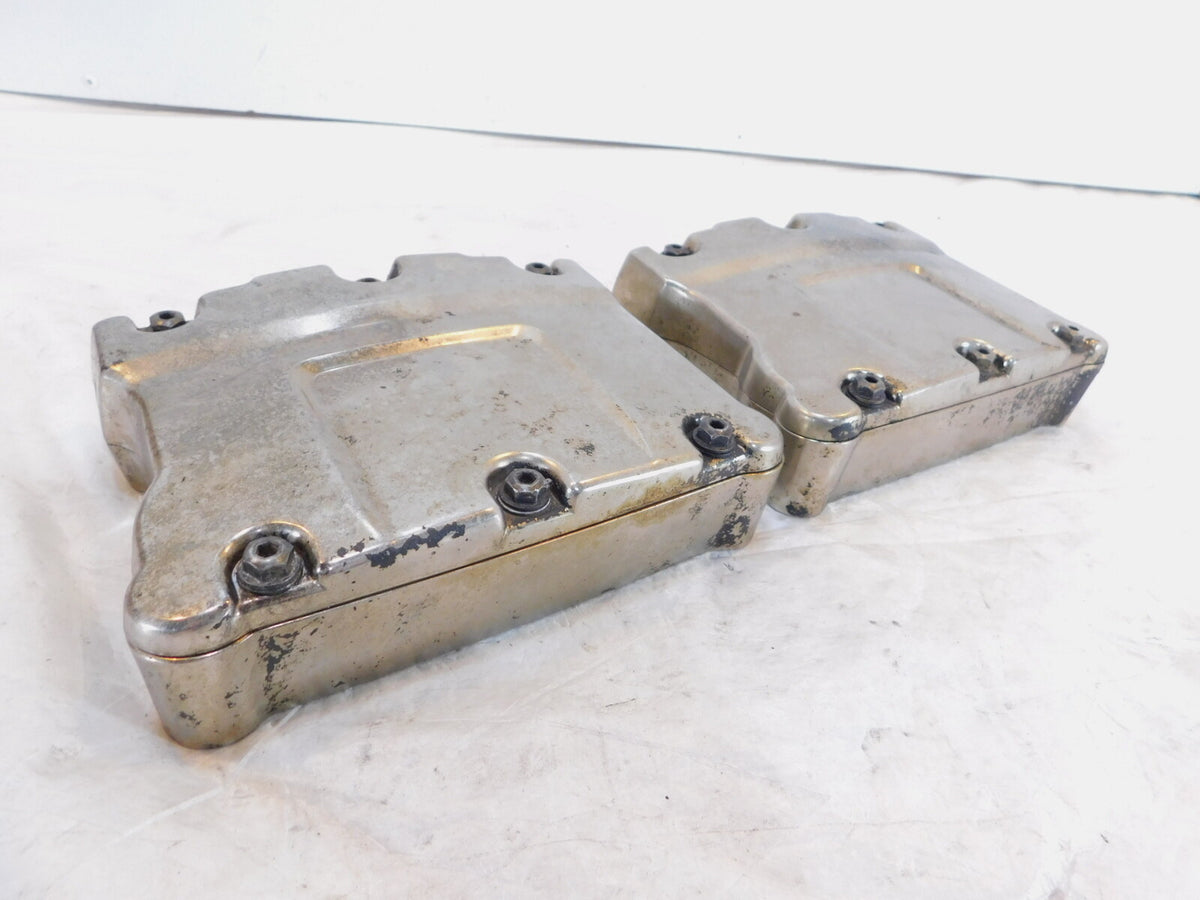 Harley Davidson Touring Dyna & Softail Chrome Cylinder Head Rocker Boxes - C3 Cycle