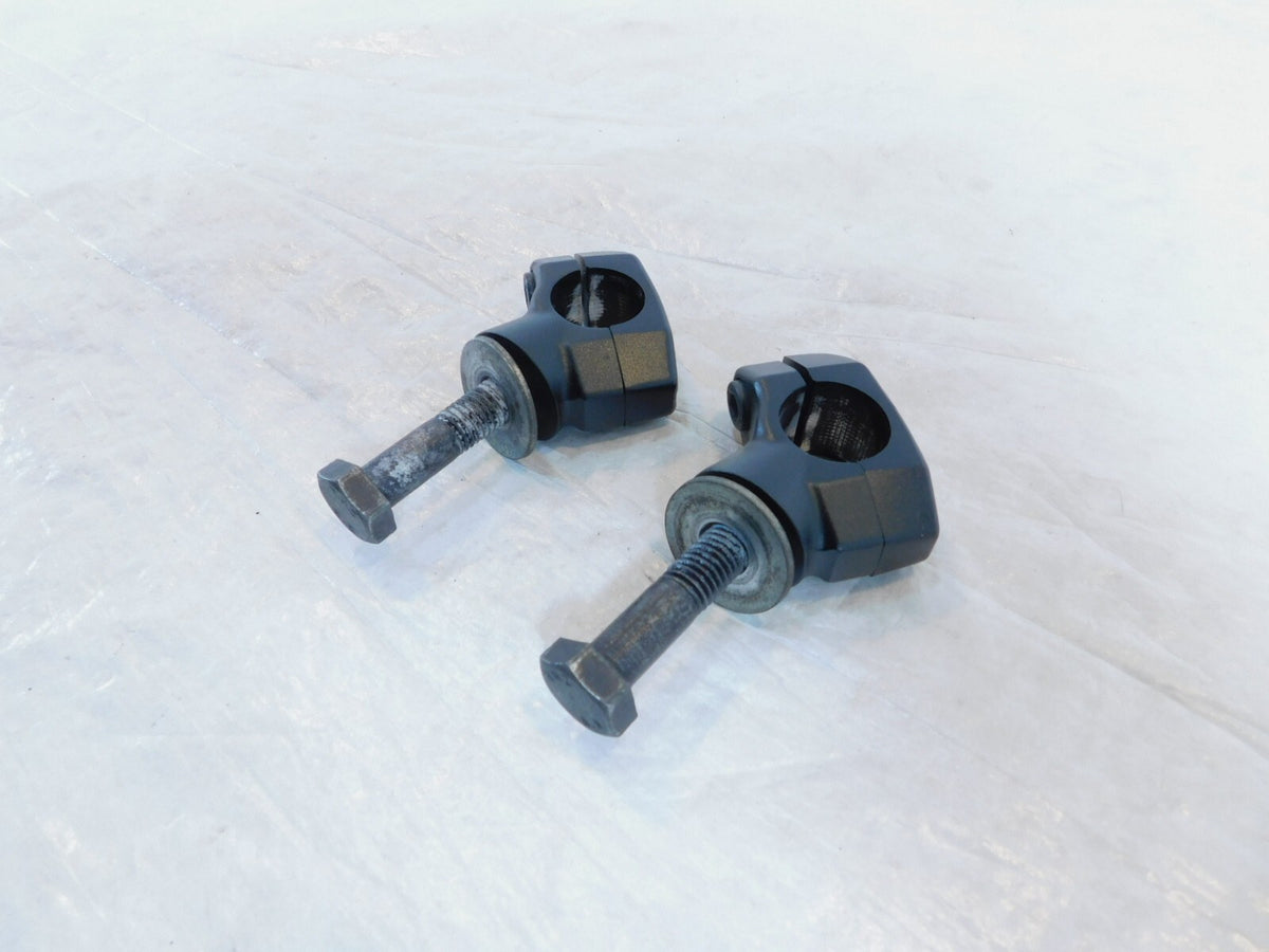 2010-2017 Victory Cross Country Black Handlebar Handle Bar Riser Mount Clamps